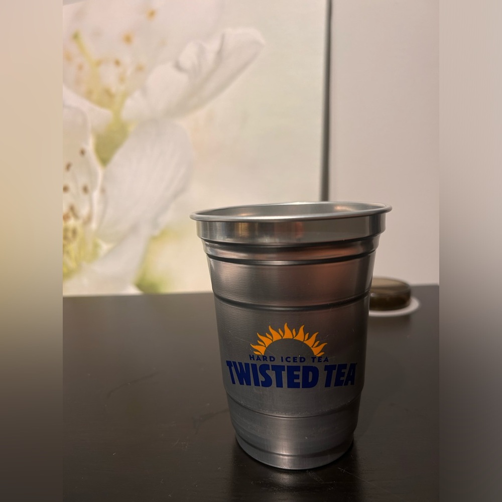 Twisted Tea Aluminum Cup – Reusable & Collectible